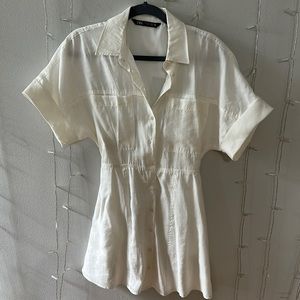 Zara off white dress!
